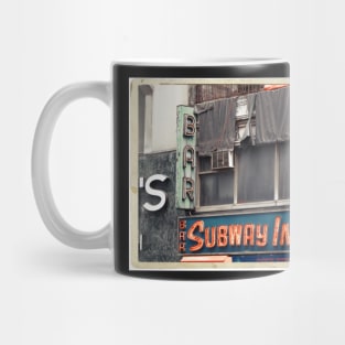 Subway Inn Bar neon sign in Manhattan, NYC - Kodachrome Postcards Mug